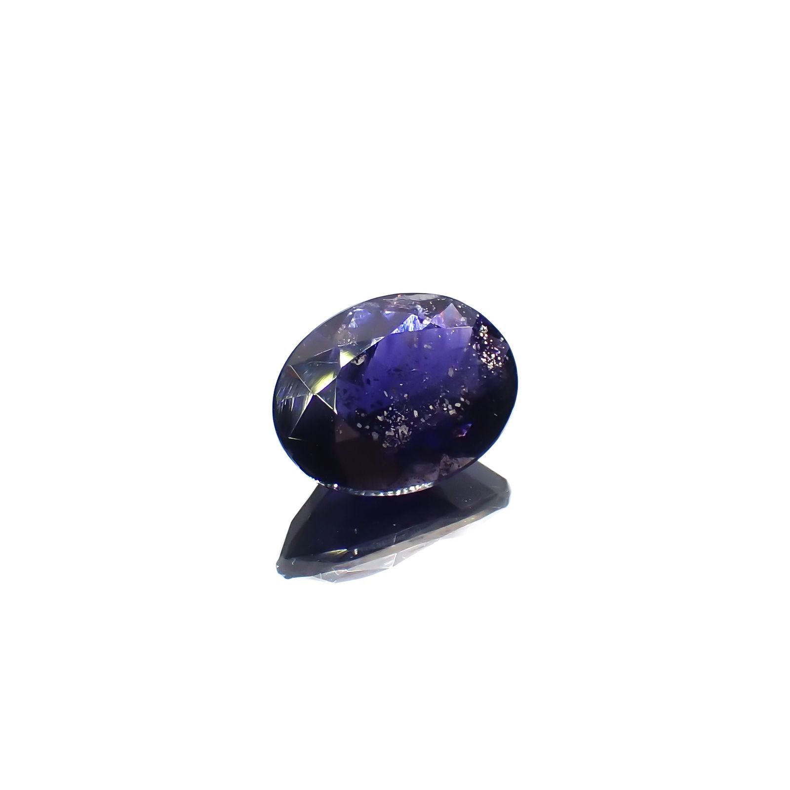アイオライトサンストーン(宝石名アベンリュリン・アイオライト)ブラジル産 2.438ct ソ付(彩珠)[231224588]10.9x8mm前後