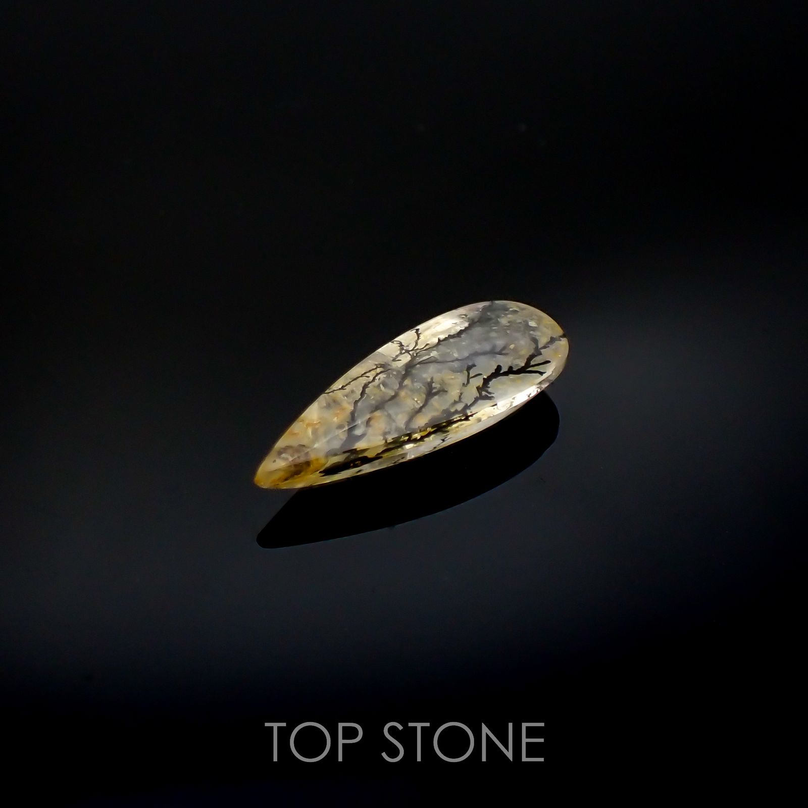 デンドリチッククォーツ ブラジル産 5.50ct[220616701]22x8.5mm前後