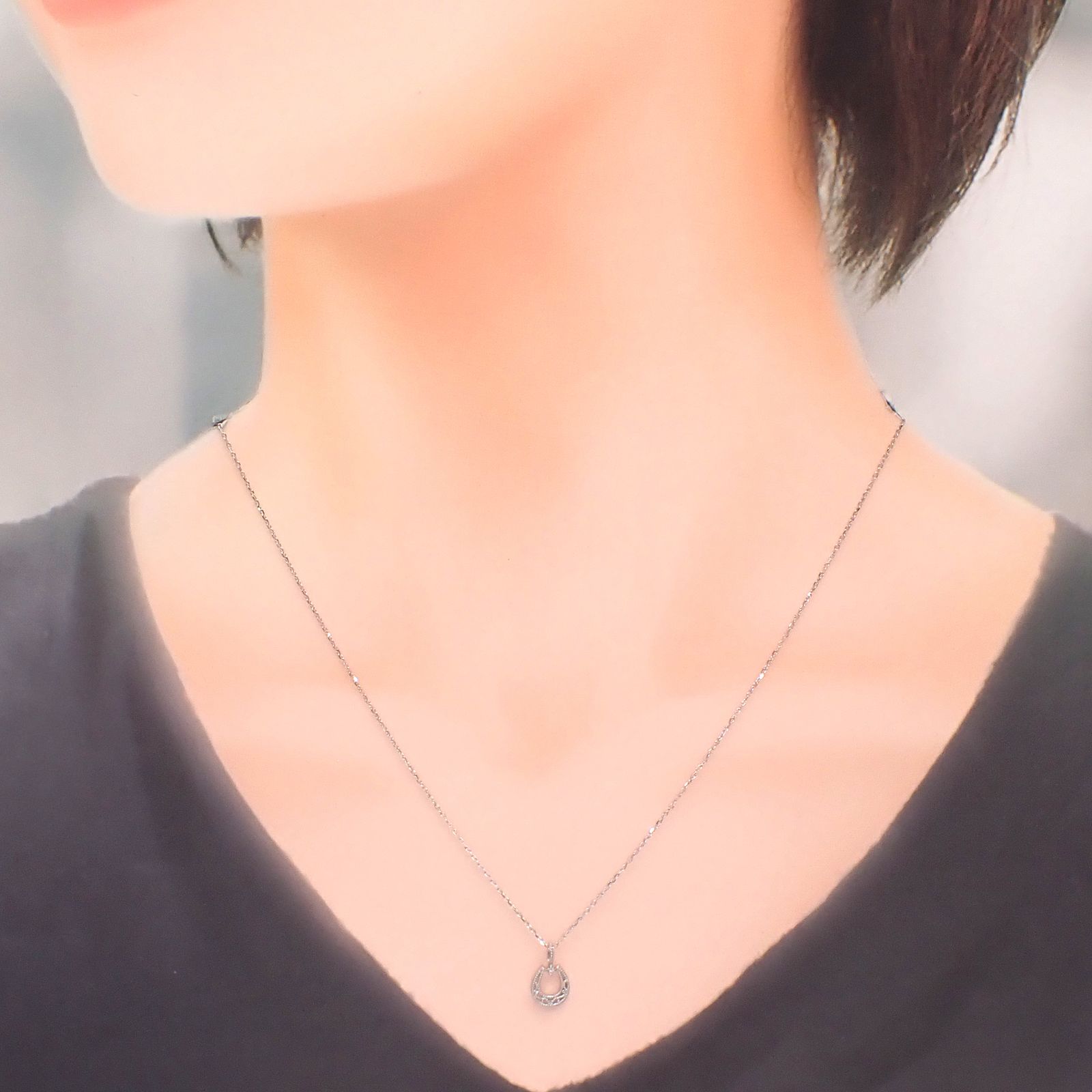 ◇K18WG Beata（ビィータ）◇馬蹄 [ラッキーチャーム/ペンダントトップ※チェーン別売り]