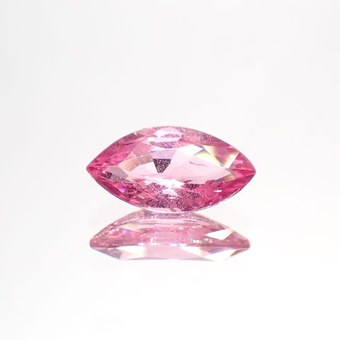 ホットピンクスピネル(宝石名ピンク・スピネル)タンザニア産 1.210ct ソ付(彩珠)[231124094]10x5.2mm前後