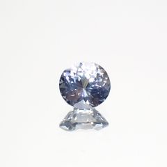 アイスブルーサファイア(宝石名サファイア)スリランカ/マダガスカル産 0.51ct 識別済[220817459]4.9x4.5mm前後