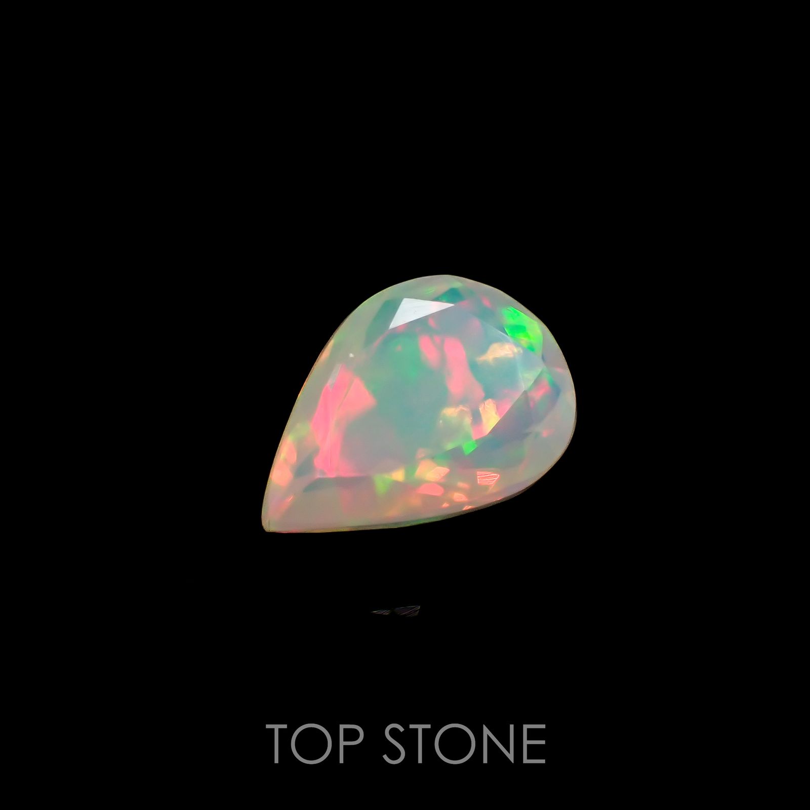 エチオピアオパール(宝石名オパール)エチオピア産 2.75ct 識別済[220717033]13.9x9.9mm前後