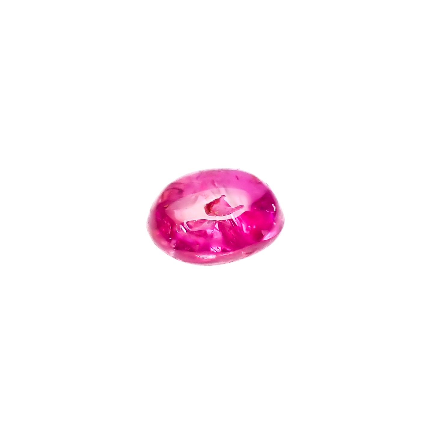 ルビー 非加熱(宝石名ルビー)ビルマ産 0.53ct 識別済[240628063]4.6x4.2mm前後