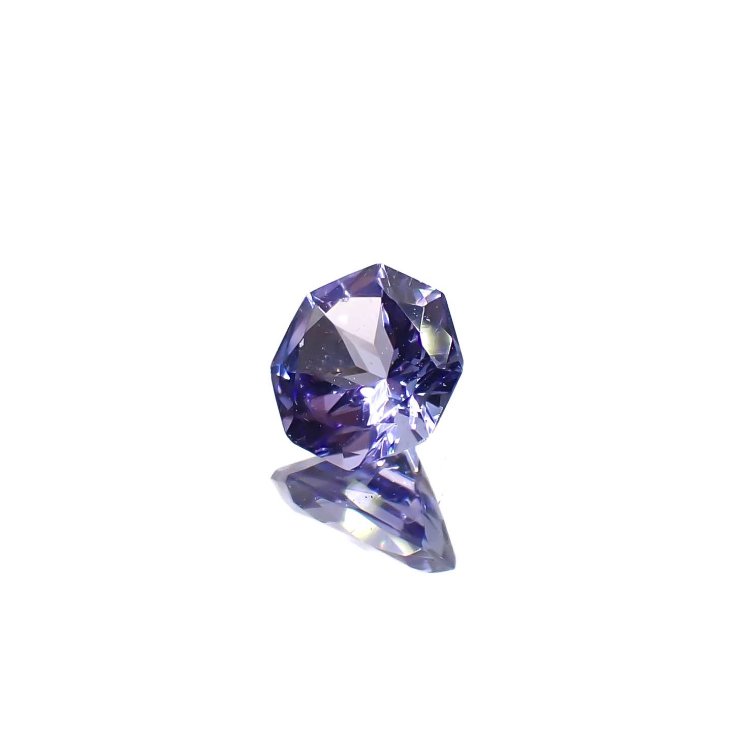 ◇オクタゴンカット◇タンザナイト(宝石名タンザナイト)タンザニア産 0.52ct 識別済[240628129]5x5mm前後