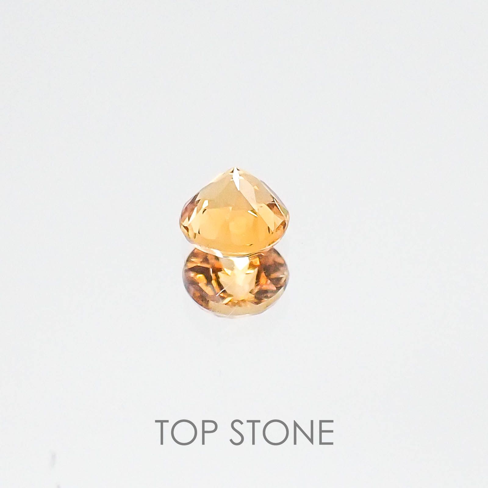 スペサルティンガーネット マンダリンオレンジカラー(宝石名スペサルティン・ガーネット) ケニア産 0.16ct 識別済[20084394]3.2×3.2mm前後