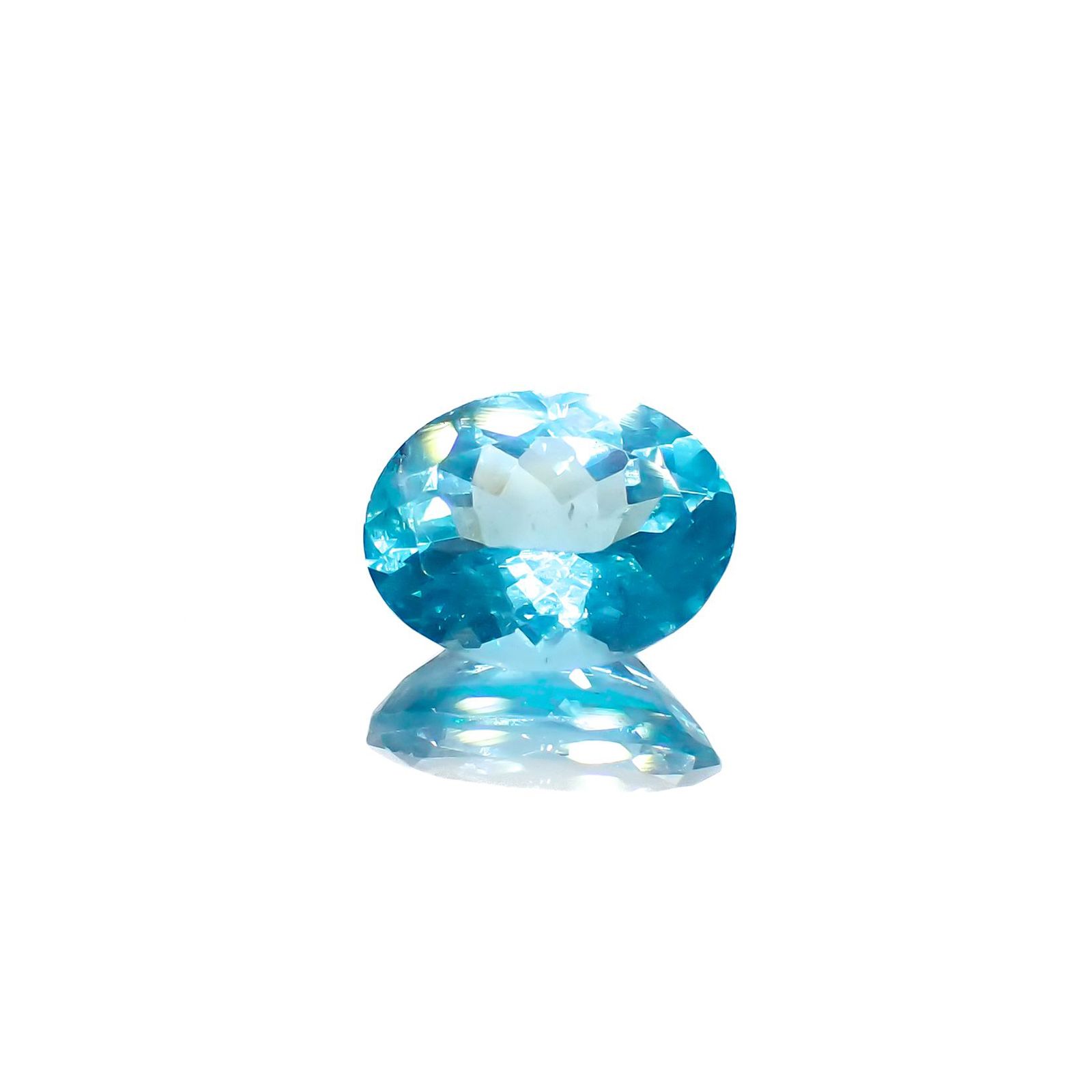 アパタイト(宝石名アパタイト)ブラジル産 1.76ct 識別済[230120113]9x7mm前後