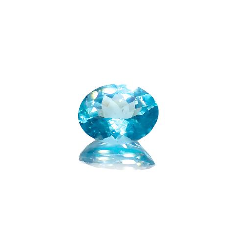 アパタイト(宝石名アパタイト)ブラジル産 1.76ct 識別済[230120113]9x7mm前後