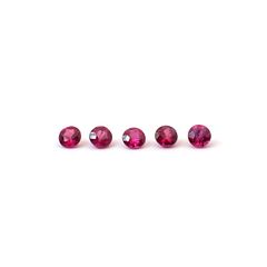 ルビー 5個セット タイ/モザンビーク産 0.28ct(5pcs合計) / 2.2x2.2mm前後 [260532286]