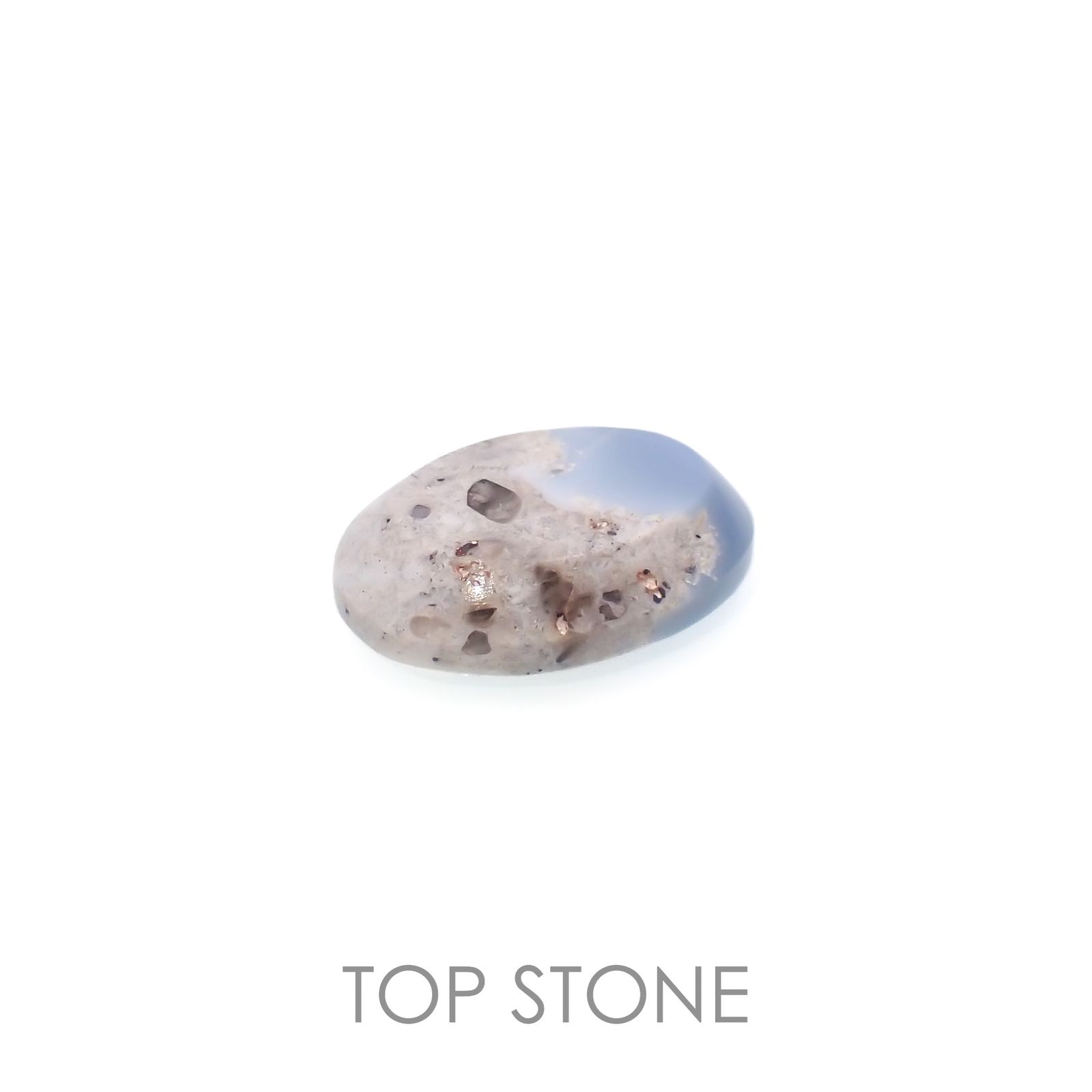 マトリックスブルーオパール アメリカ・オレゴン州産 3.10ct[221219388]13.2x9.5mm前後