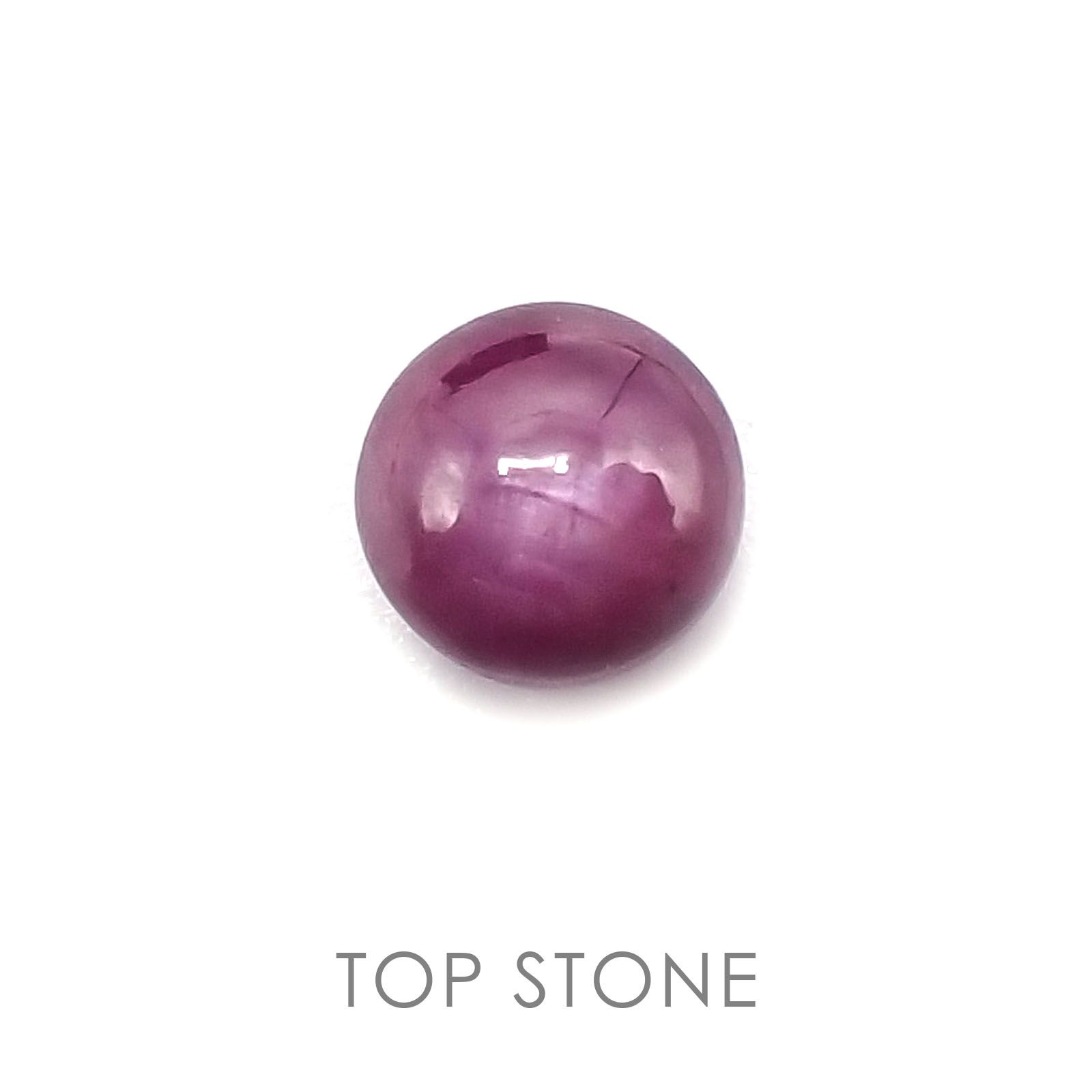 スタールビー インド産 ルース 1.76ct[20084890]6.1×6.1mm前後