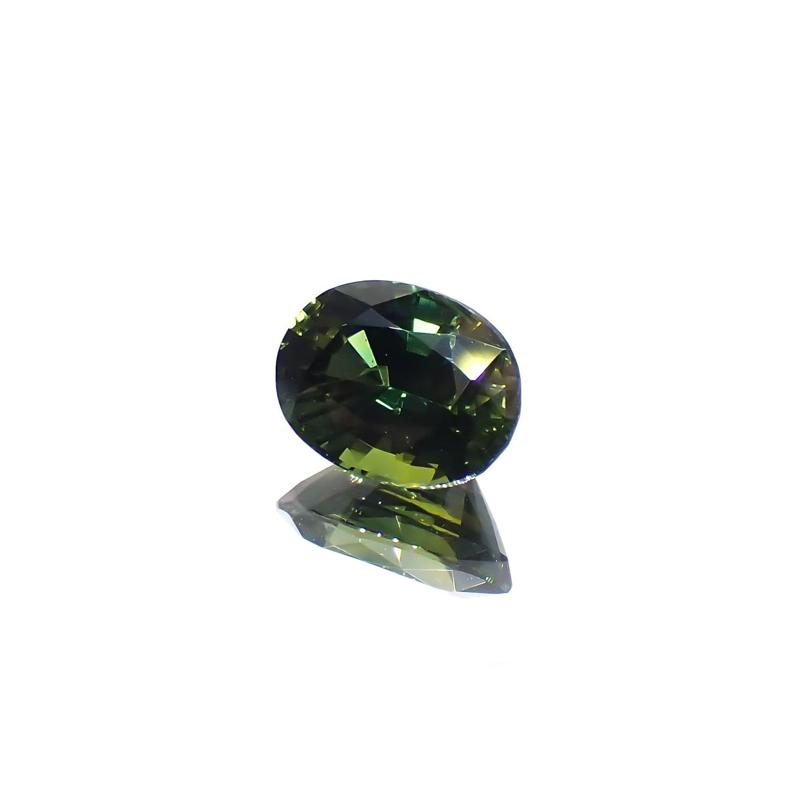 バイカラーサファイア オーストラリア産 1.01ct / 6.7x5mm前後 [221018360]