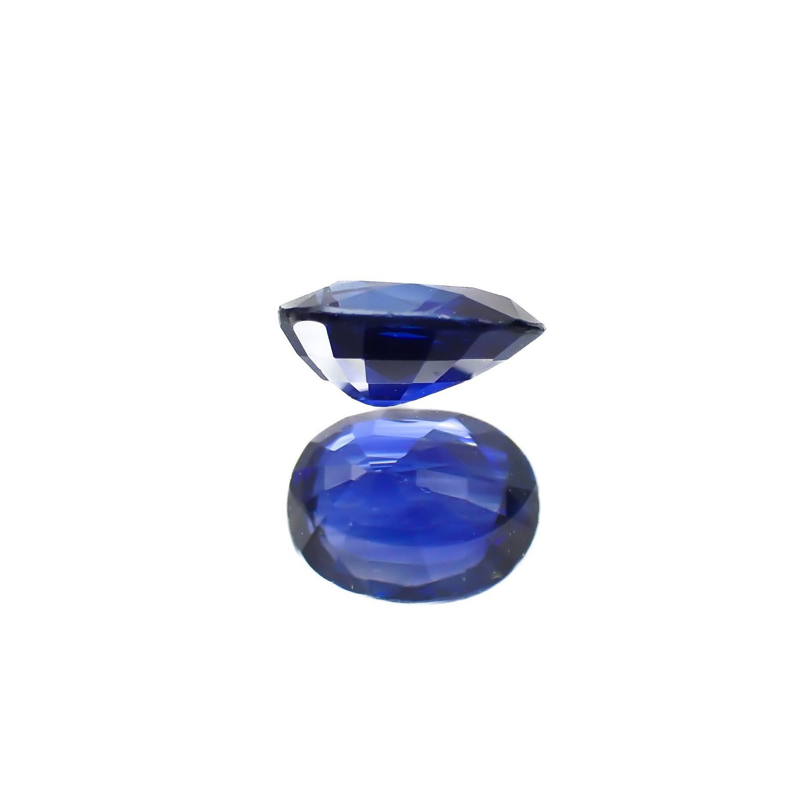 サファイア(宝石名サファイア)スリランカ/マダガスカル産 識別済 0.68ct / 5.9x4.8mm前後 [260817645]