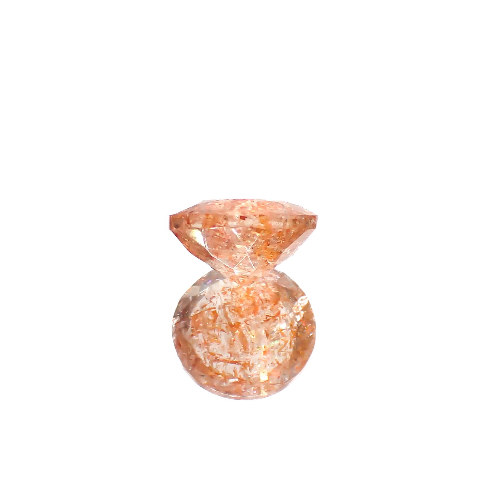 イリュージョンサンストーン タンザニア産 1.46ct[240728538]7.8x7.8mm前後