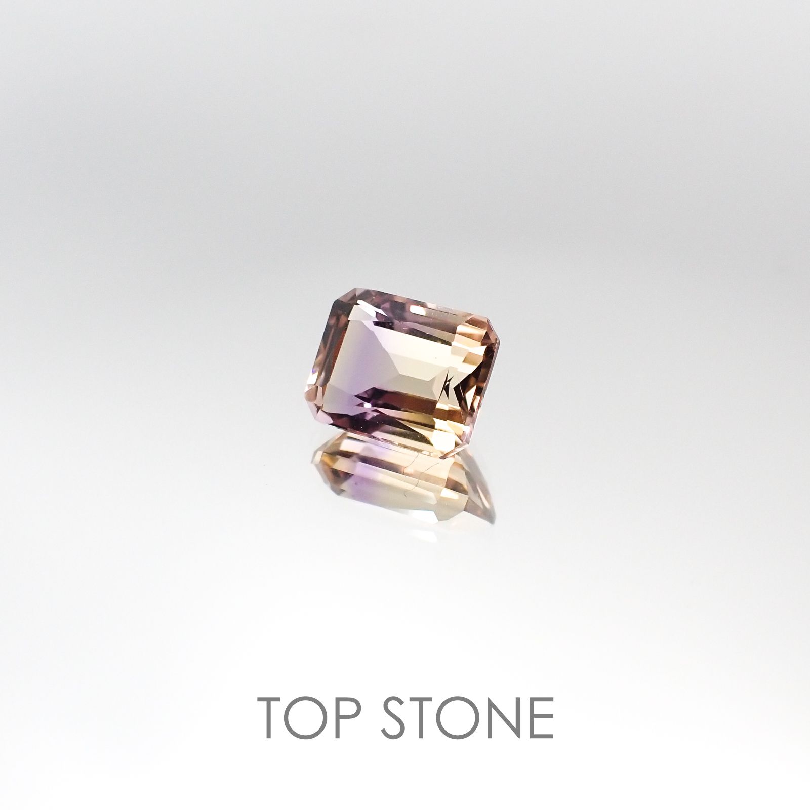 アメトリン ブラジル産 ルース 1.65ct[20095346]7.6×6.1mm前後