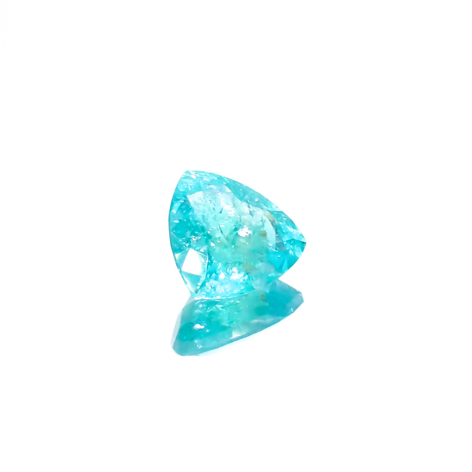 パライバトルマリン(宝石名トルマリン/別名パライバ・トルマリン)ブラジル産 1.48ct GIA鑑付[231224822]8.07x7.96mm前後