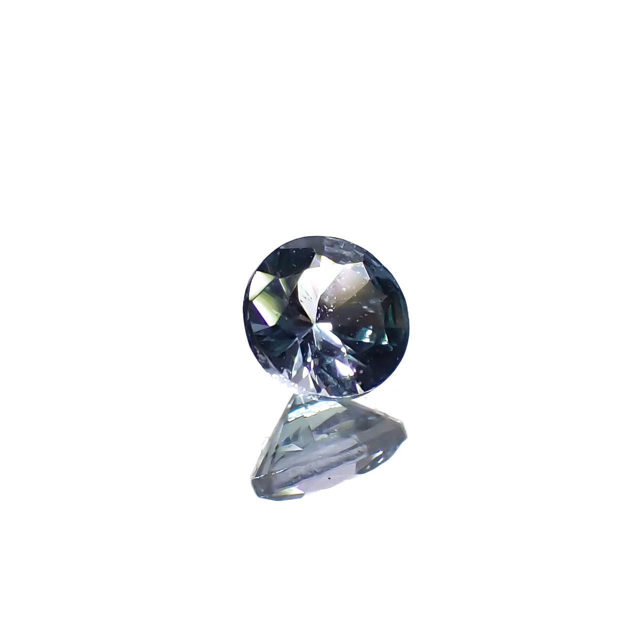 ブルーコーネルピン(宝石名ブルー・コーネルピン)タンザニア産 0.13ct 識別済[240527697]3.2x3.1mm前後