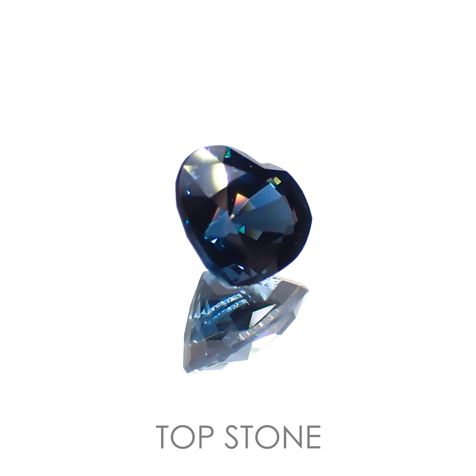 ブルースピネル(宝石名ブルー・スピネル) スリランカ産 1.191ct ソ付(彩珠)[21019363]6.1×6.9mm前後