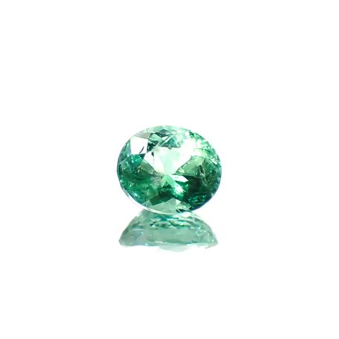 パライバトルマリン ブラジル・パライバ州バターリャ鉱山産 0.42ct[240928736]5.1x4.4mm前後