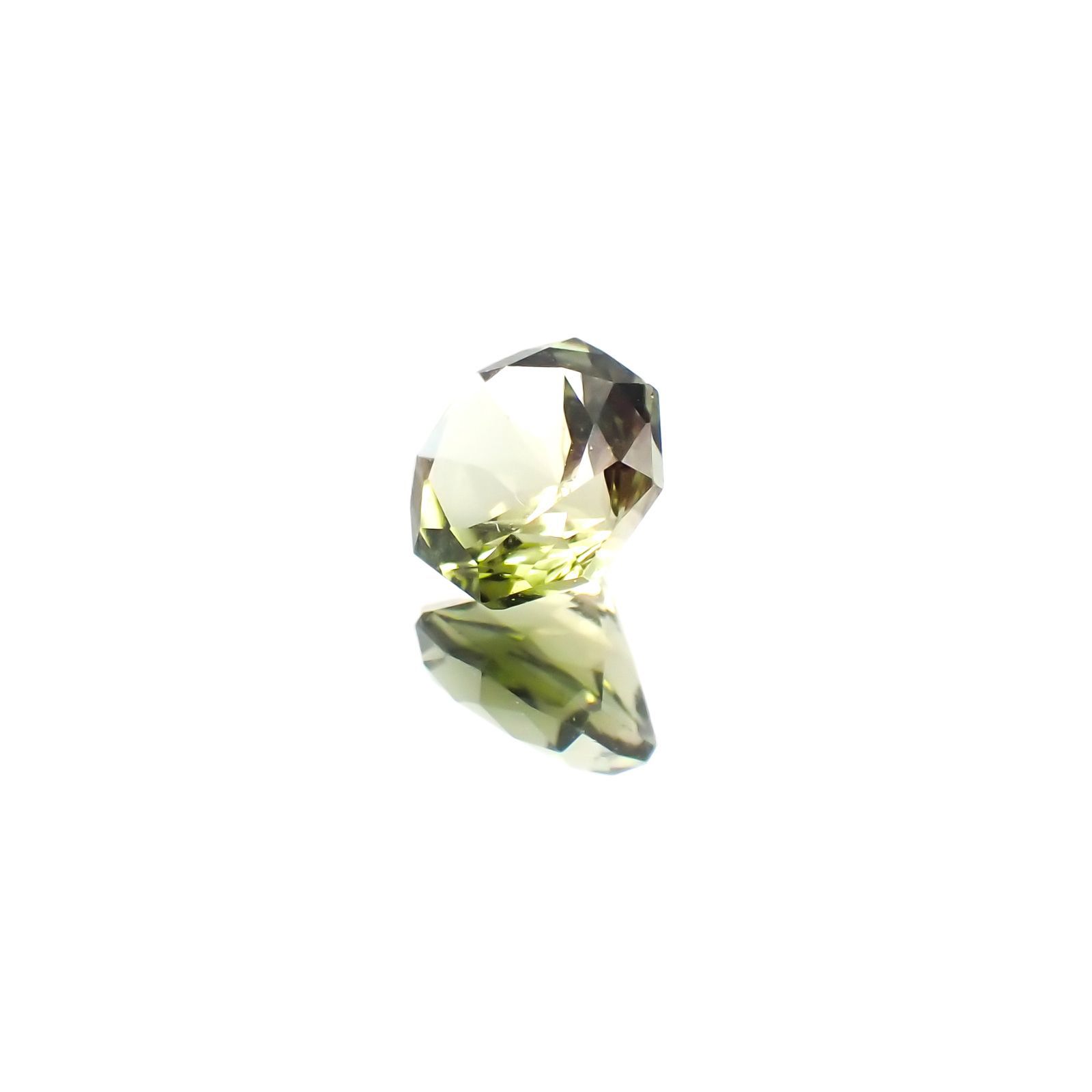 ◇オクタゴンカット◇グリーントルマリン SA(宝石名グリーン・トルマリン)ブラジル産 0.55ct 識別済[231124198]5.1x5.1mm前後