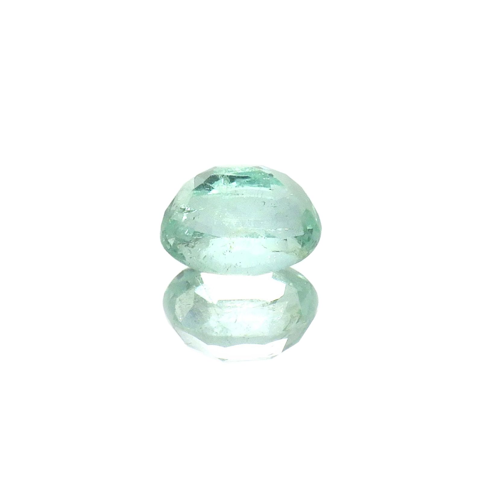 パステルカラーエメラルド コロンビア/ブラジル産 0.53ct [250817232]5.7x4.3mm前後