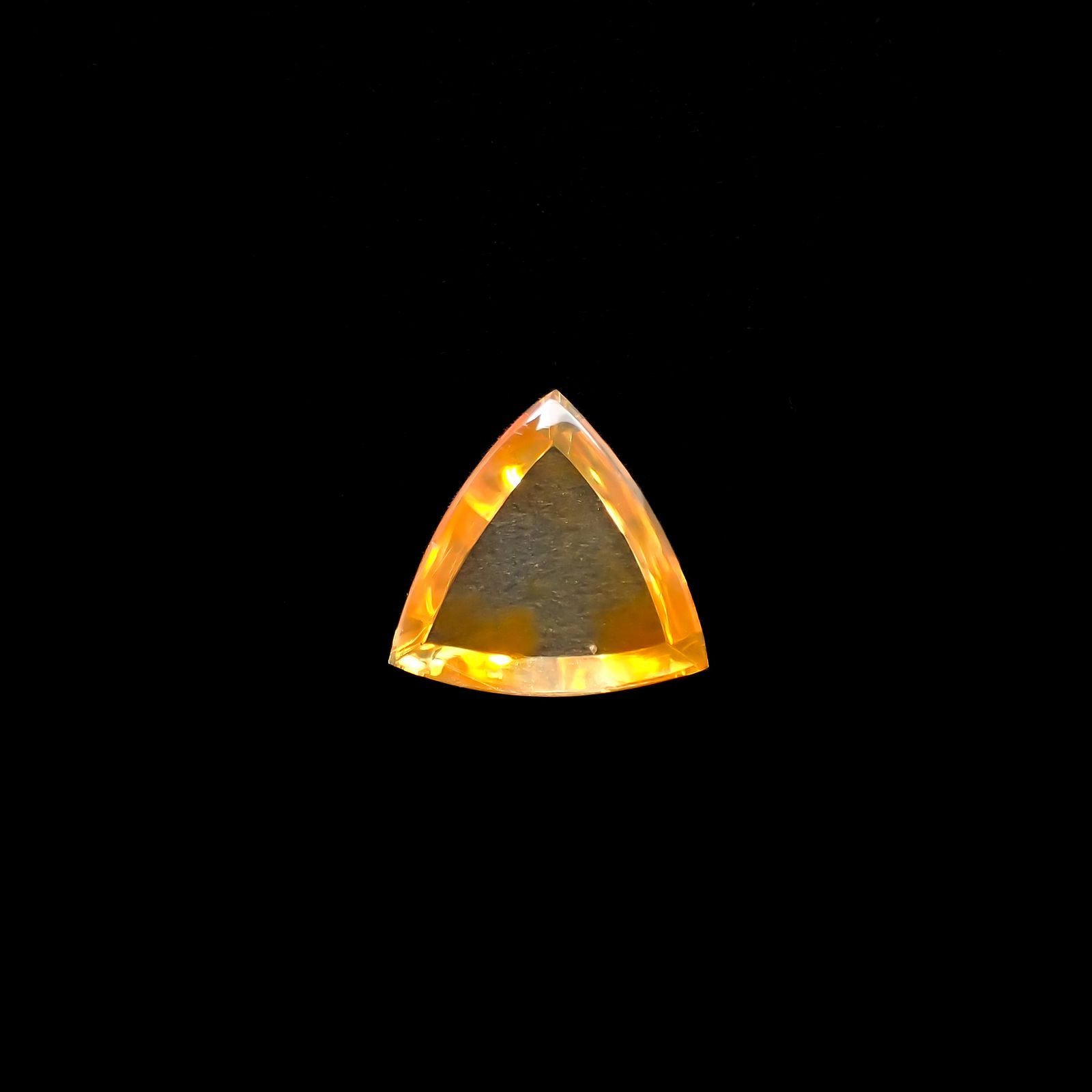 バイカラーファイヤーオパール メキシコ産 2.60ct[231224595]11.5x11.8mm前後