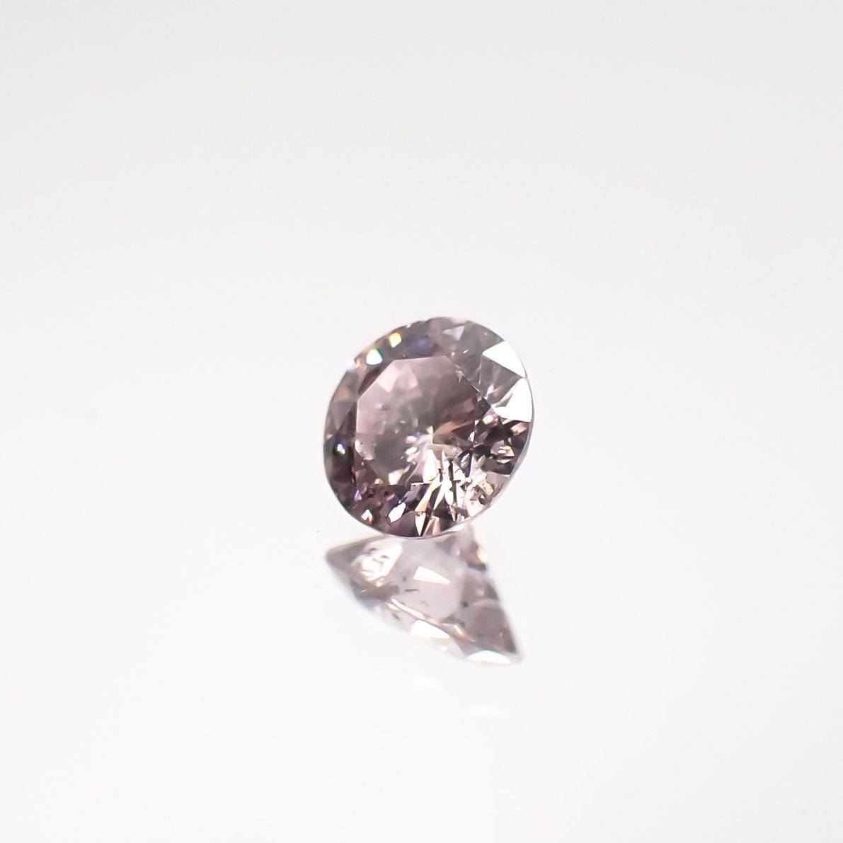 ピンクダイヤモンド I-1 / FANCY LIGHT PURPLISH PINK ソーティング付き 産 ルース 0.067ct[210711782]2.6×2.7mm前後