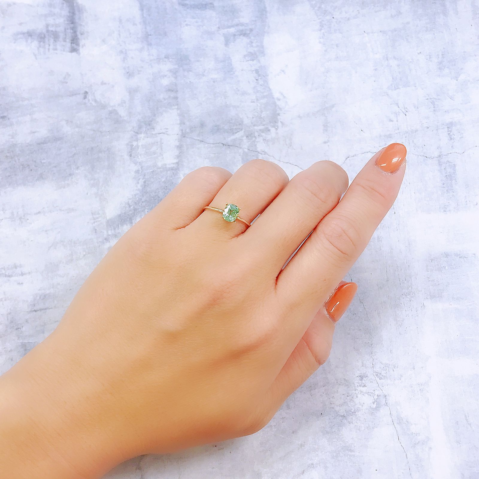 ブルーグリーントルマリン(宝石名トルマリン)アフガニスタン産 0.78ct 識別済[221018342]5.2x5.2mm前後