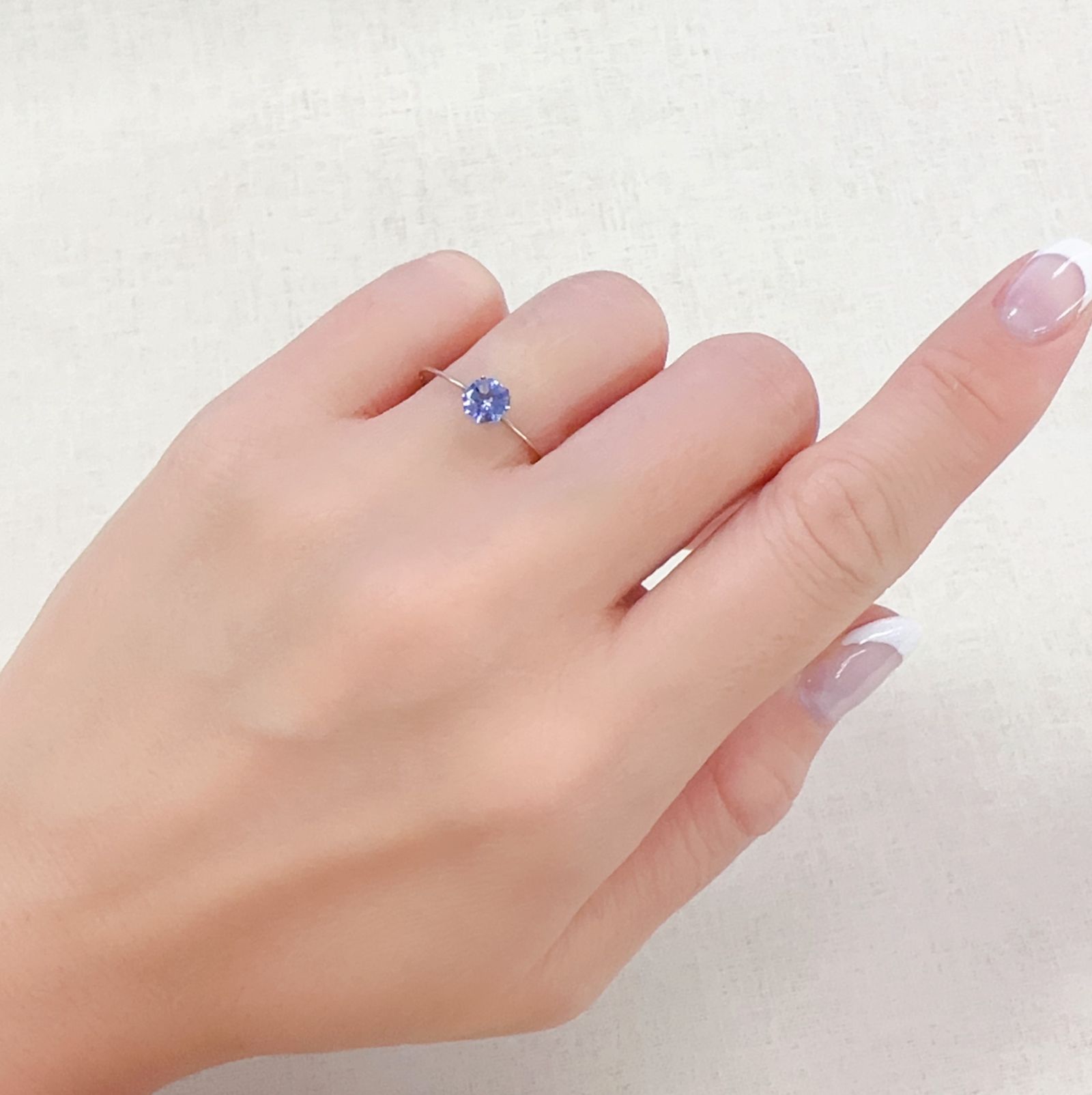◇オクタゴンカット◇タンザナイトSA(宝石名タンザナイト)タンザニア産 0.44ct 識別済[230723014]5x4.9mm前後