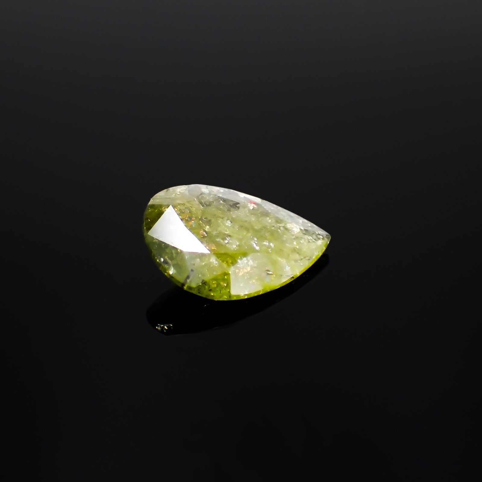 イリデッセンスクロムトルマリン(宝石名トルマリン)ケニア産 5.47ct 識別済[221119088]16.7x12.6mm前後