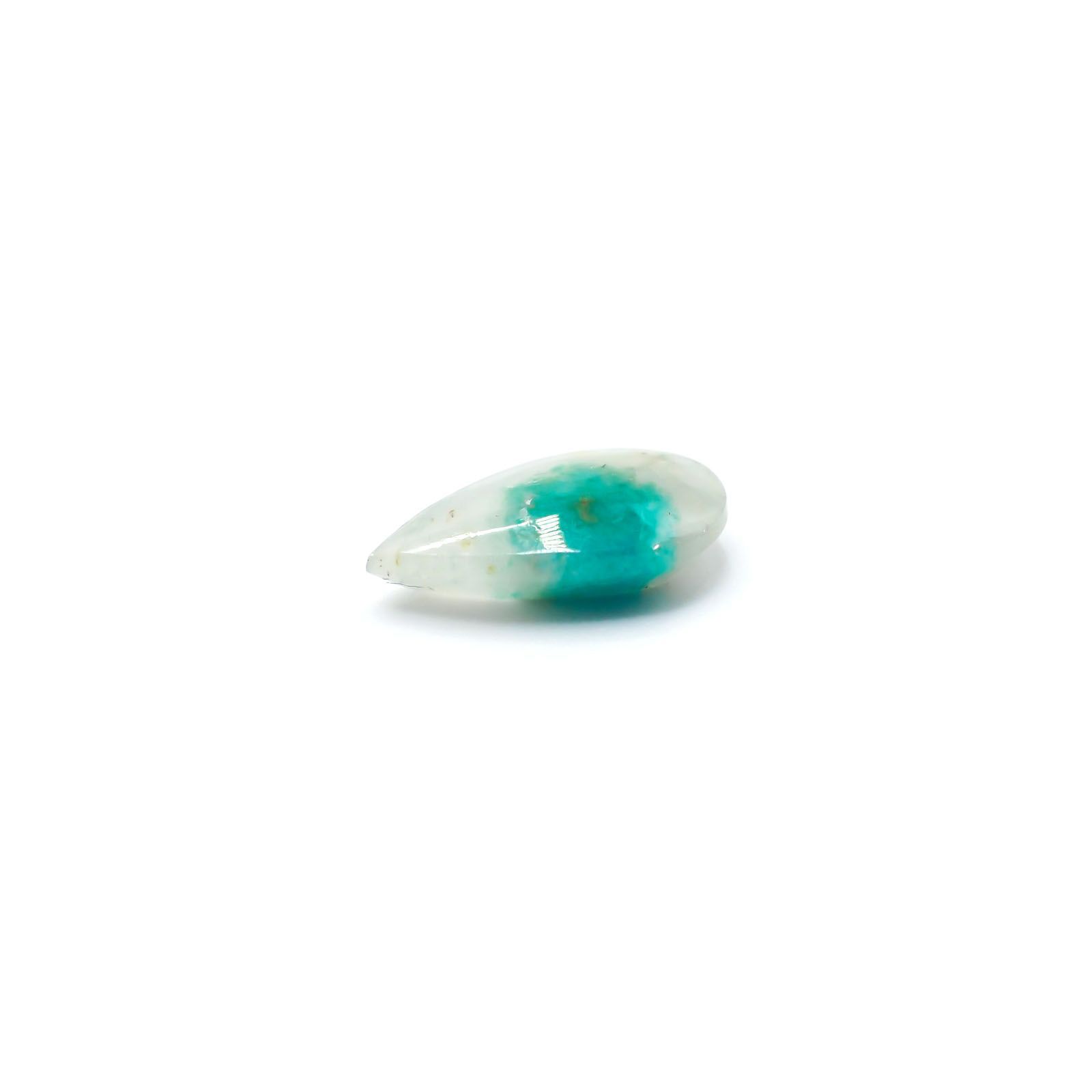 マトリックスアマゾナイト(アマゾナイトインクォーツ/フェルドスパー) ブラジル産 4.40ct[230823090]16.5x9.3mm前後