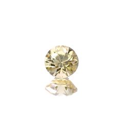 イエロージルコン(宝石名イエロー・ジルコン)スリランカ/カンボジア産 0.48ct 識別済[241129496]4.3x4.3mm前後