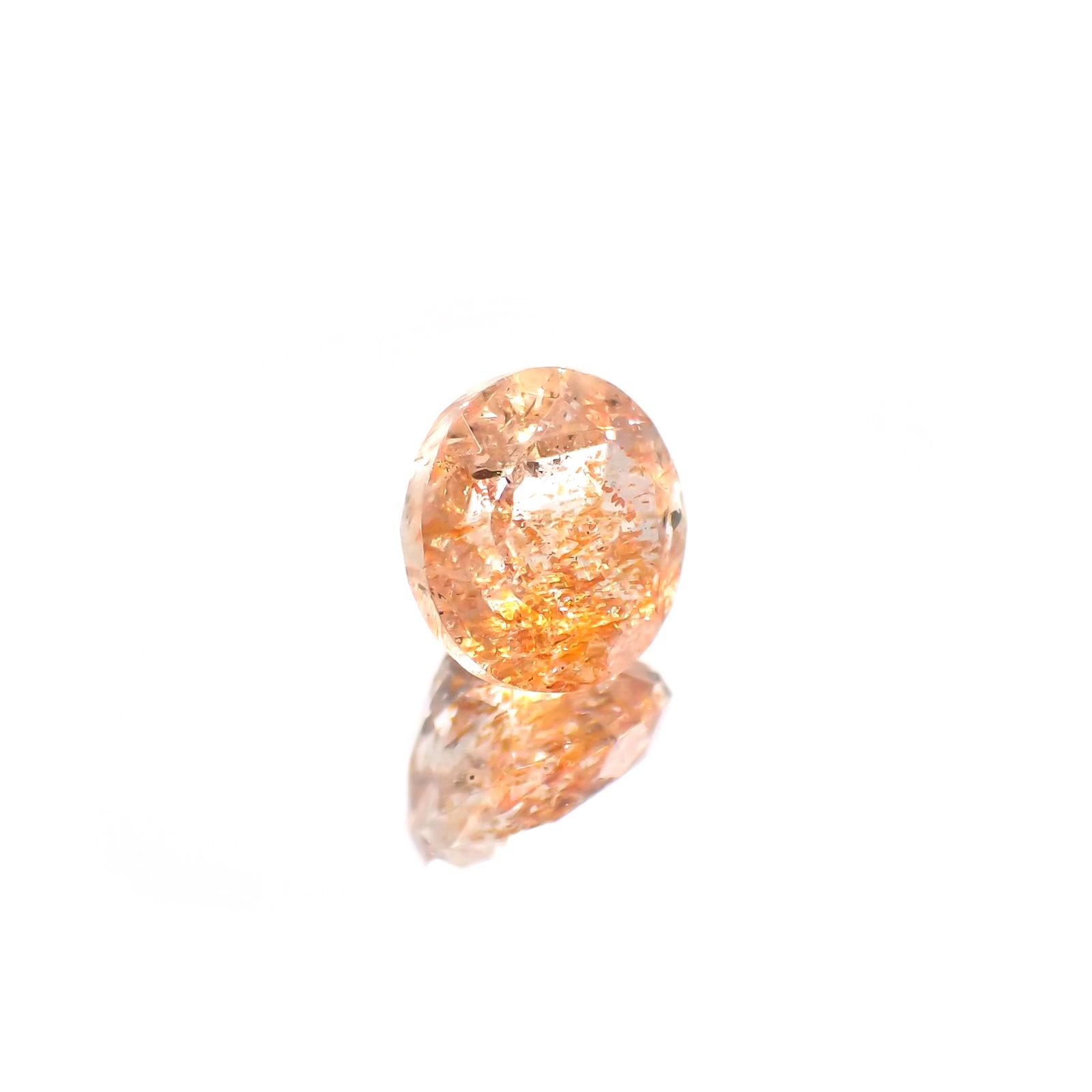 イリュージョンサンストーン(宝石名フェルドスパー) タンザニア産 2.02ct 識別済[250812304]8×8mm前後