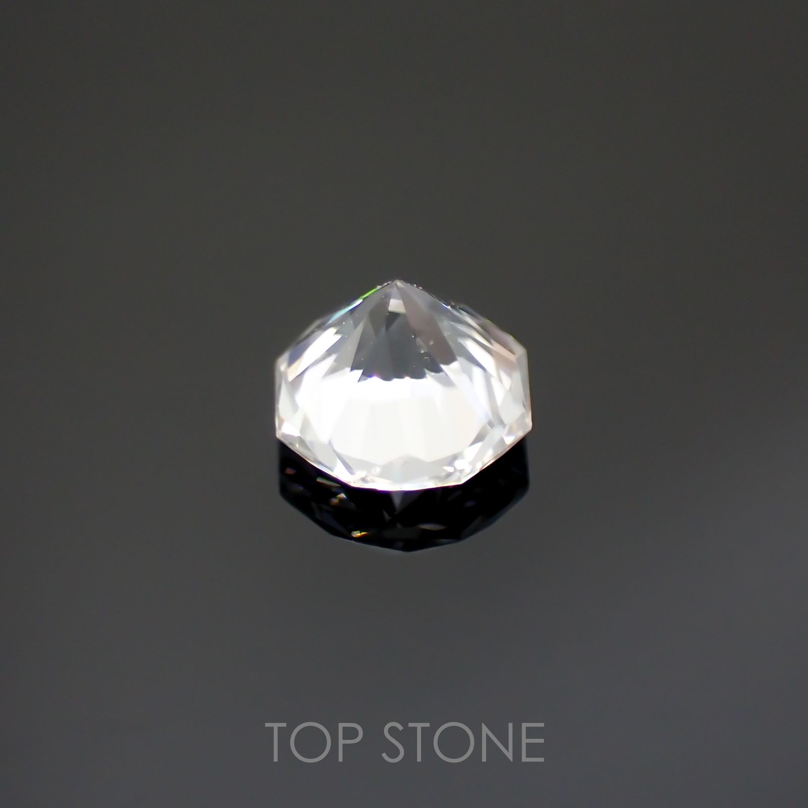 ◇オクタゴンカット◇カラーレスジルコン(宝石名ホワイト・ジルコン)スリランカ/カンボジア産 0.80ct 識別済[220114283]4.9x4.8mm前後