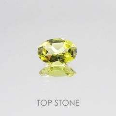 カナリートルマリン(宝石名トルマリン)ナイジェリア産 0.47ct 識別済[220717193]6.1x4.1mm前後