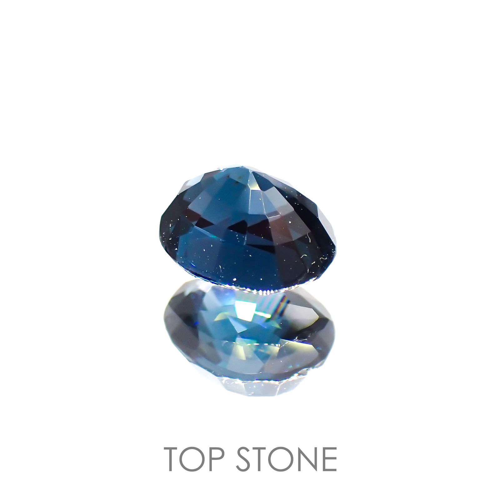 コバルトブルースピネル(宝石名ブルー・スピネル)スリランカ産 1.274ct ソ付(日独)[220113824]6.86x5.69mm前後