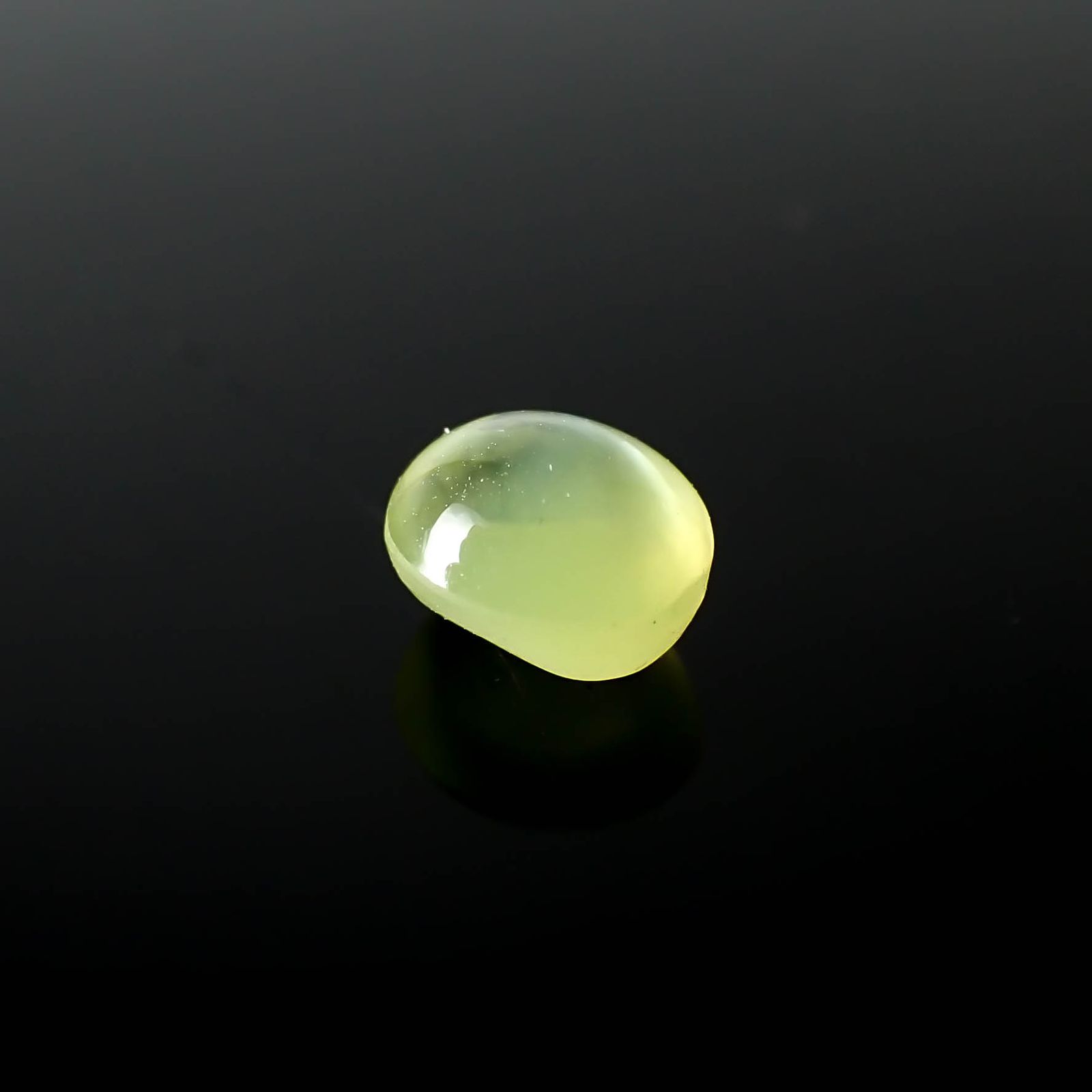 クリソベリルキャッツアイ(宝石名クリソベリル・キャッツアイ)スリランカ産 1.18ct 識別済[231225018]5.9x5.1mm前後