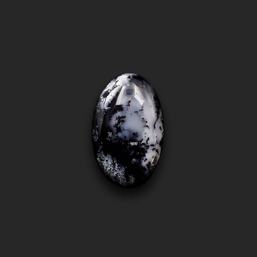 デンドリチックオパール ブラジル産 48.91ct[230722768]37.1x23.4mm前後