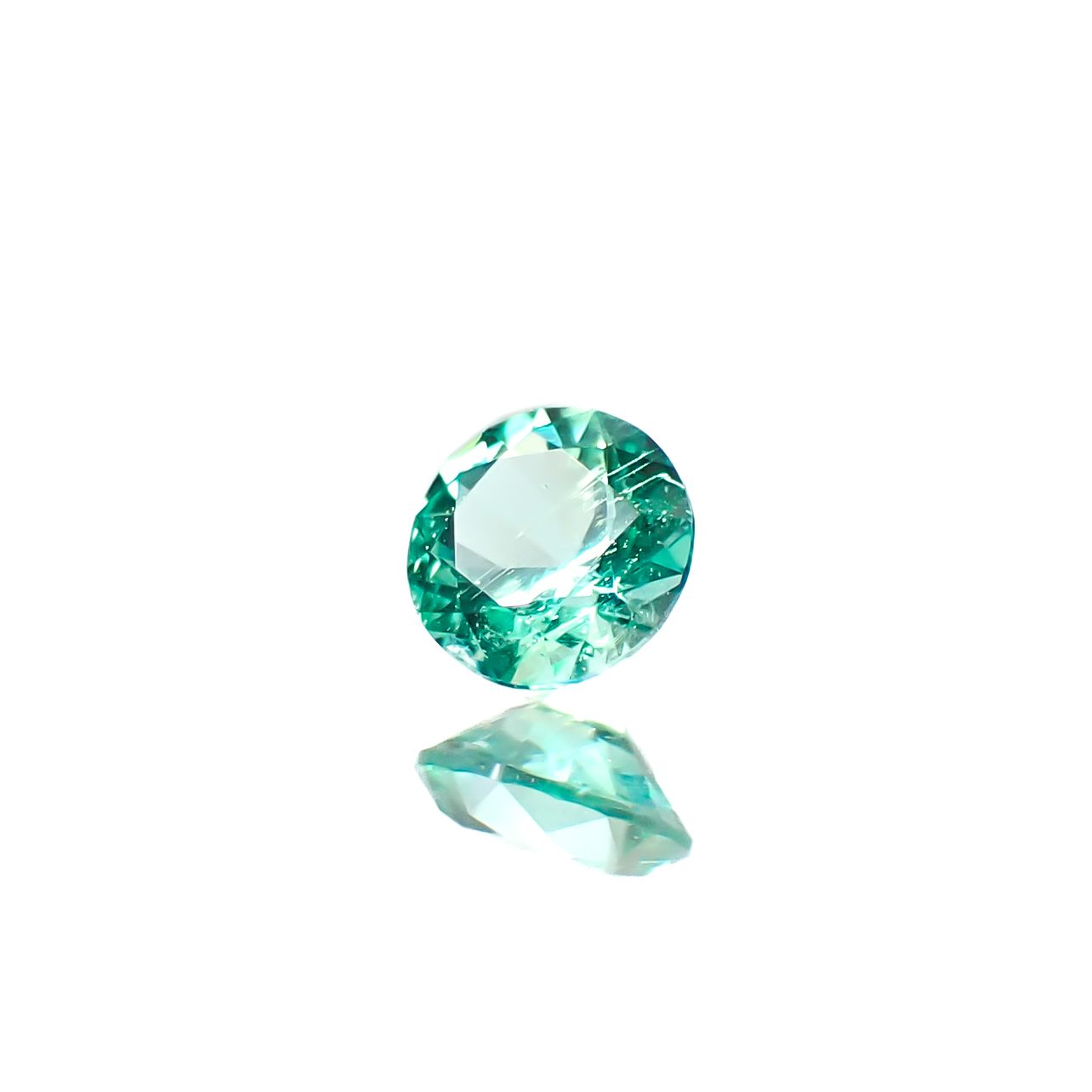 ノンオイルエメラルド ロシア産 0.096ct [250229870]3x3mm前後