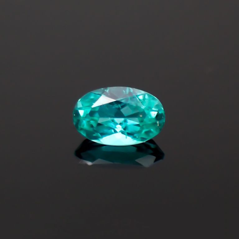 パライバトルマリン(宝石名トルマリン/別名パライバ・トルマリン)ブラジル産 0.08ct 識別済[221018771]3.4x2.2mm前後