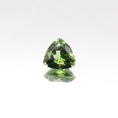 クロムトルマリン(宝石名クロム・トルマリン)タンザニア産 0.45ct 識別済[230823068]5.3x5.1mm前後