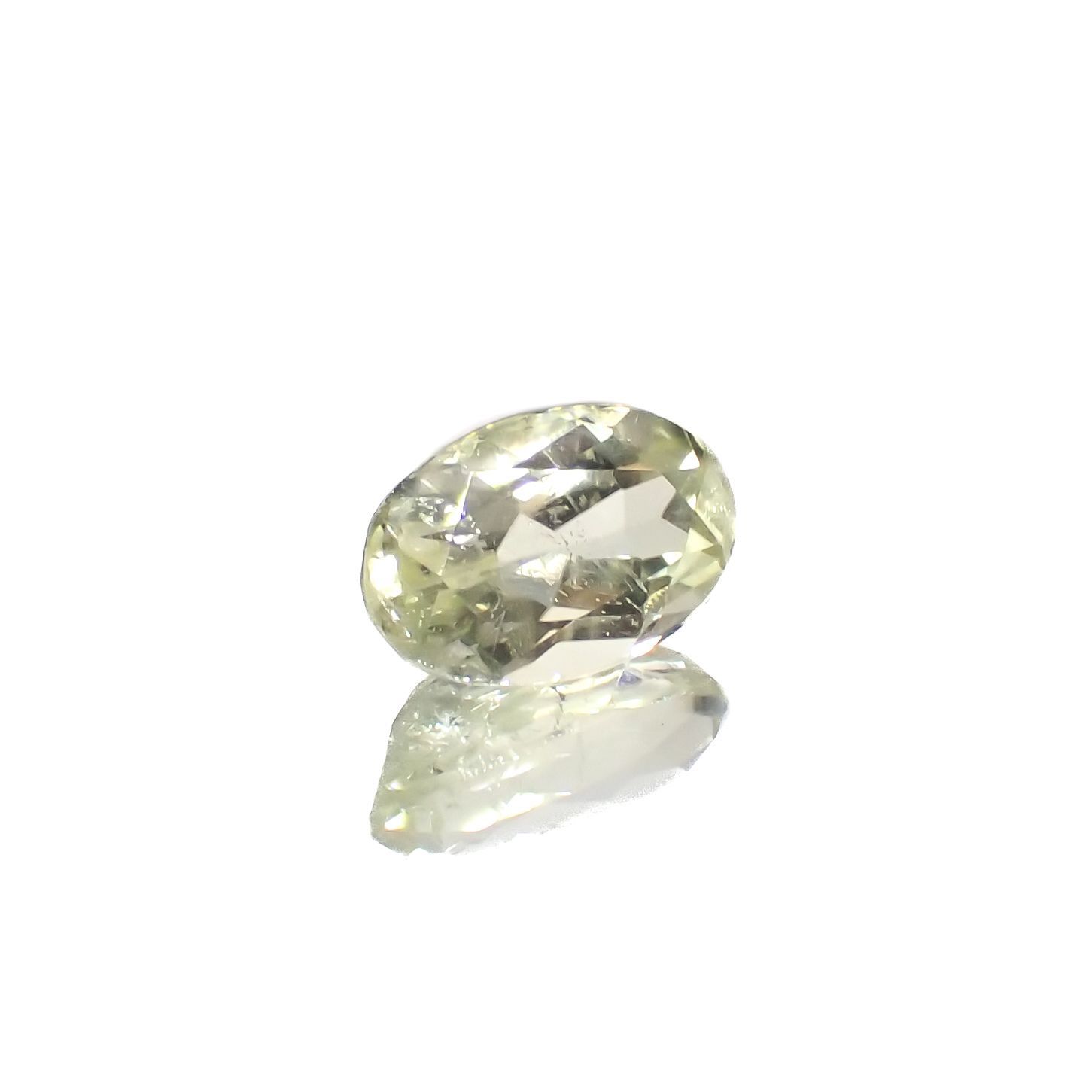 ブラジリアナイト(宝石名ブラジリアナイト)ブラジル産 1.29ct 識別済[230220689]8.5x5.5mm前後