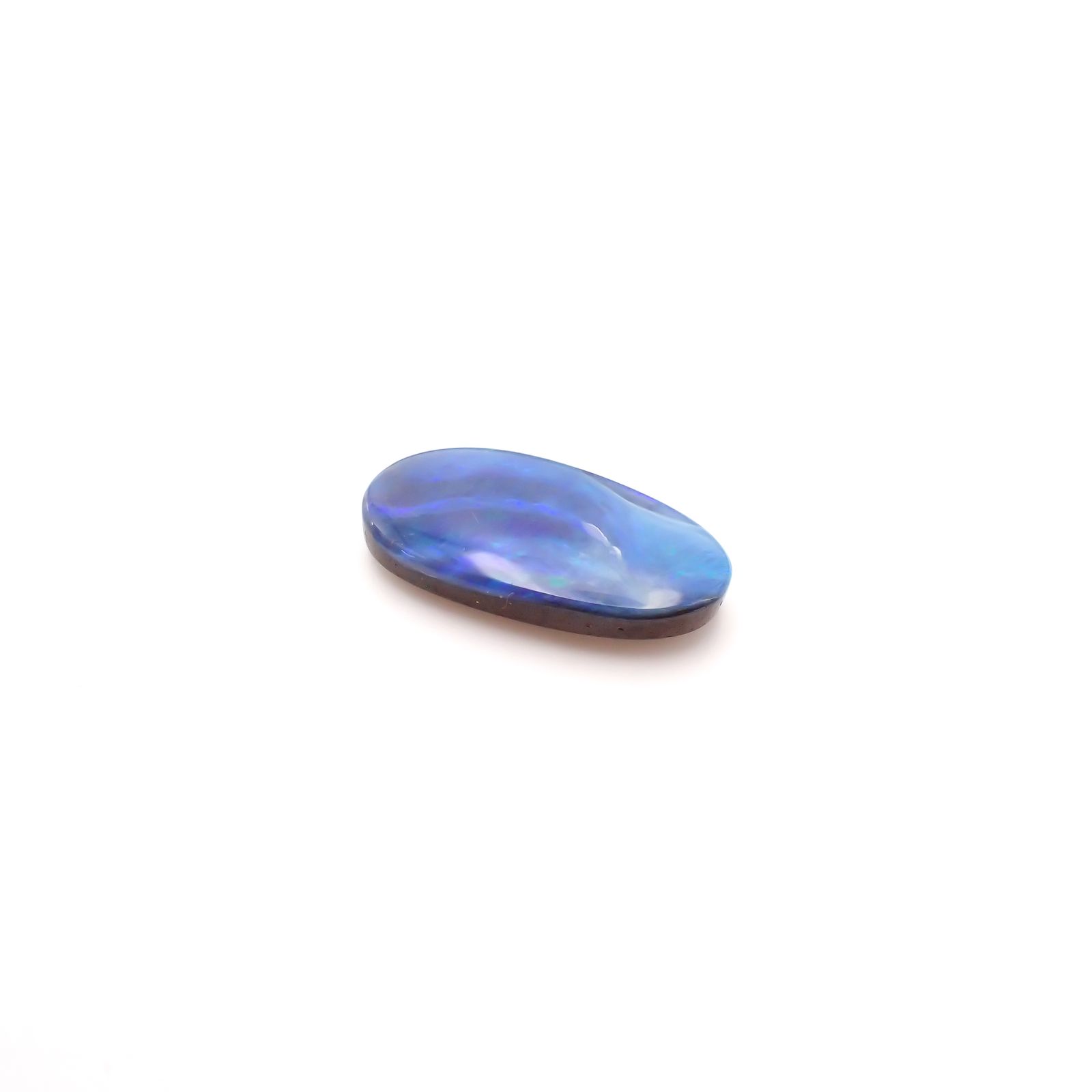 ボルダーオパール 原石磨き オーストラリア産 6.26ct[231225157]19.6x10.2mm前後