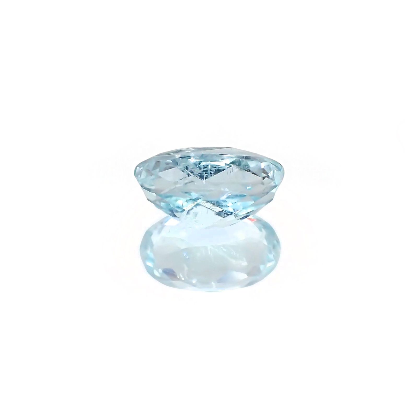 パライバトルマリン(宝石名トルマリン/別名パライバ・トルマリン) モザンビーク産 ソ付(宝貴協) 2.084ct / 9.9×5.8mm前後 [21029388]