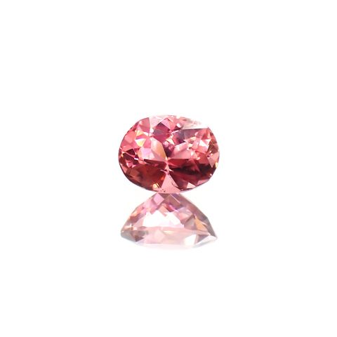 ローズピンクトルマリン(宝石名ピンク・トルマリン)ブラジル/アフリカ産 1.03ct 識別済[220114869]7x5.5mm前後
