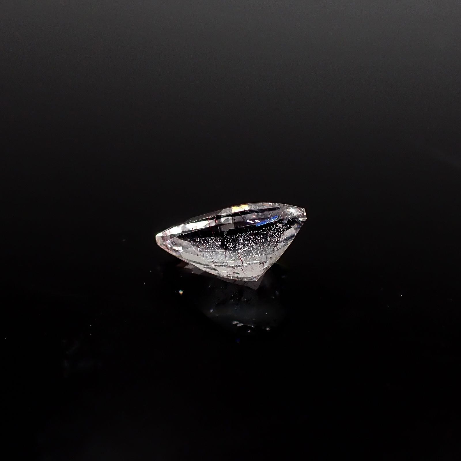 ◇カスタムカット◇ティンカーベルクォーツ ブラジル産 0.65ct[240628163]7.3x5.1mm前後