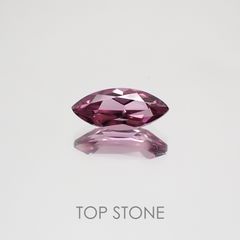 カラーチェンジマラヤガーネット(宝石名ガーネット) タンザニア産 1.25ct 識別済[21029651]10×4.3mm前後