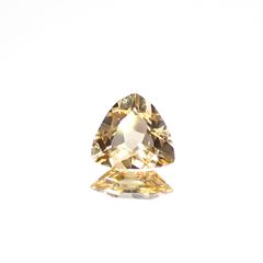 インペリアルトパーズ(宝石名トパーズ)ブラジル産 0.48ct 識別済[230722709]5.5x5.3mm前後