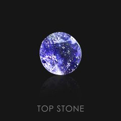 アイオライトサンストーン インド・ブラジル産 ルース 0.62ct[20118176]5.8×5.8mm前後