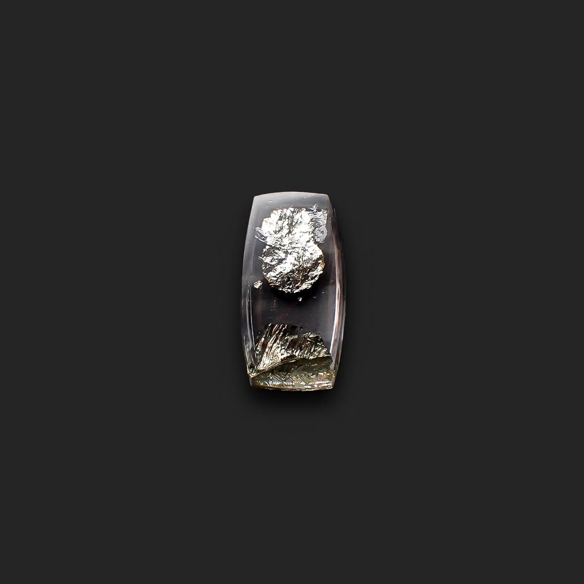 パイライトインクォーツ ブラジル産 13.73ct[240225924]21.8x11.4mm前後
