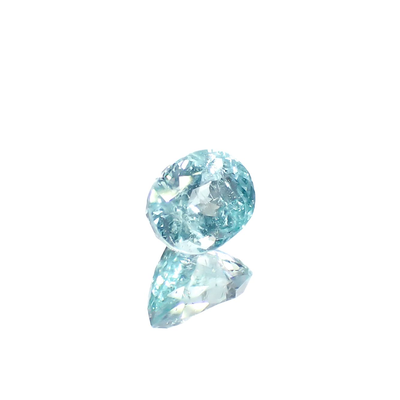 パライバトルマリン モザンビーク産 0.65ct[240928772]5.8x4.4mm前後